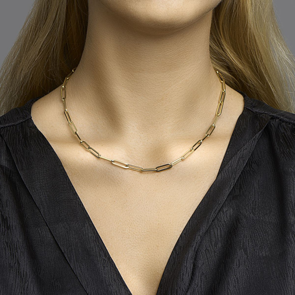 paperclip-4-5-mm-gouden-collier-zonder-hanger-lengte-45-cm