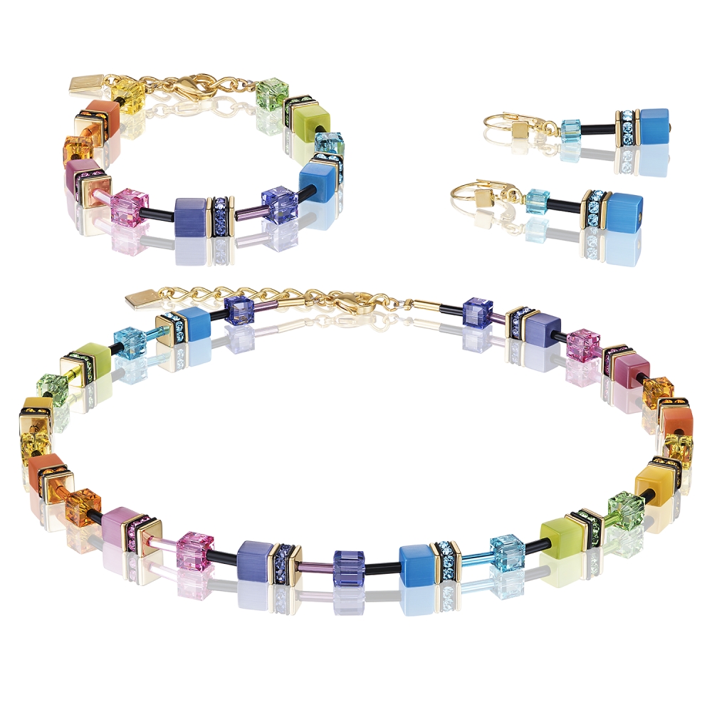 coeur-de-lion-geocube-2838-10-1573-kleurrijke-ketting-zonder-hanger-gold-plated-lengte-verstelbaar-42-47-cm