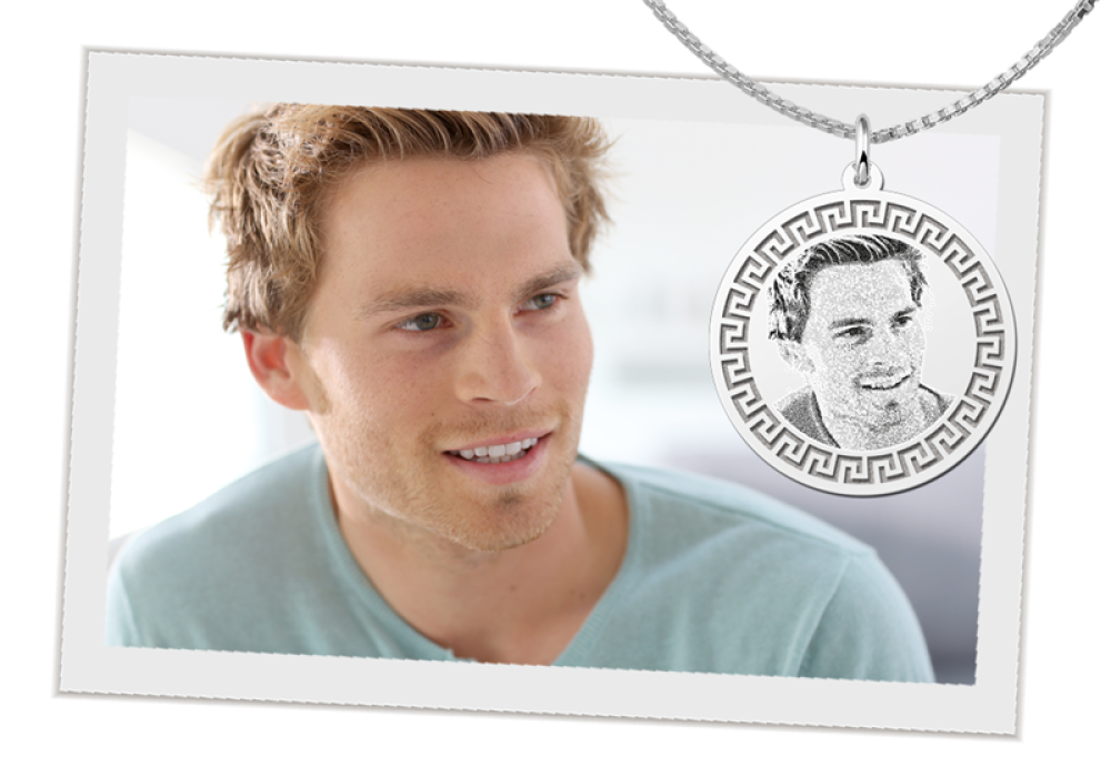 names4ever-zilveren-ronde-foto-hanger-met-meanderpatroon-diameter-27-mm