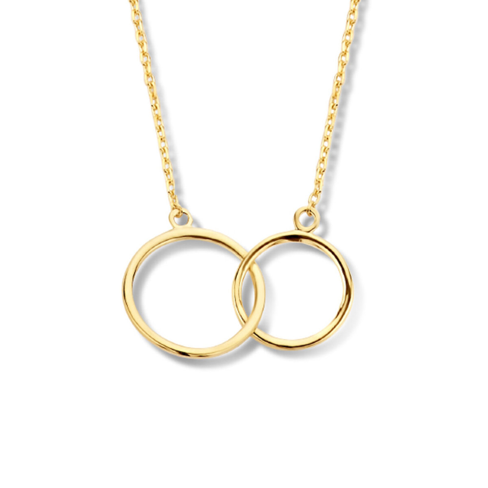 rond-bolletje-1-mm-ketting-met-hanger-14-karaat-goud-lengte-verstelbaar-40-44-cm