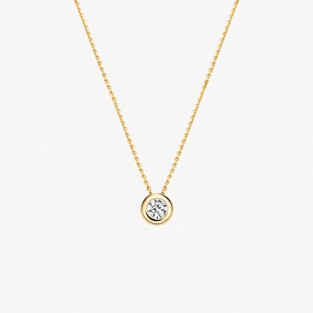 blush-3052yzi-ketting-met-hanger-14-karaat-goud-zirkonia-rond-4-8-mm-lengte-42-cm