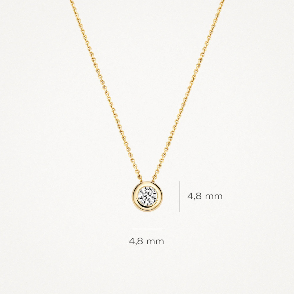 blush-3052yzi-ketting-met-hanger-14-karaat-goud-zirkonia-rond-4-8-mm-lengte-42-cm