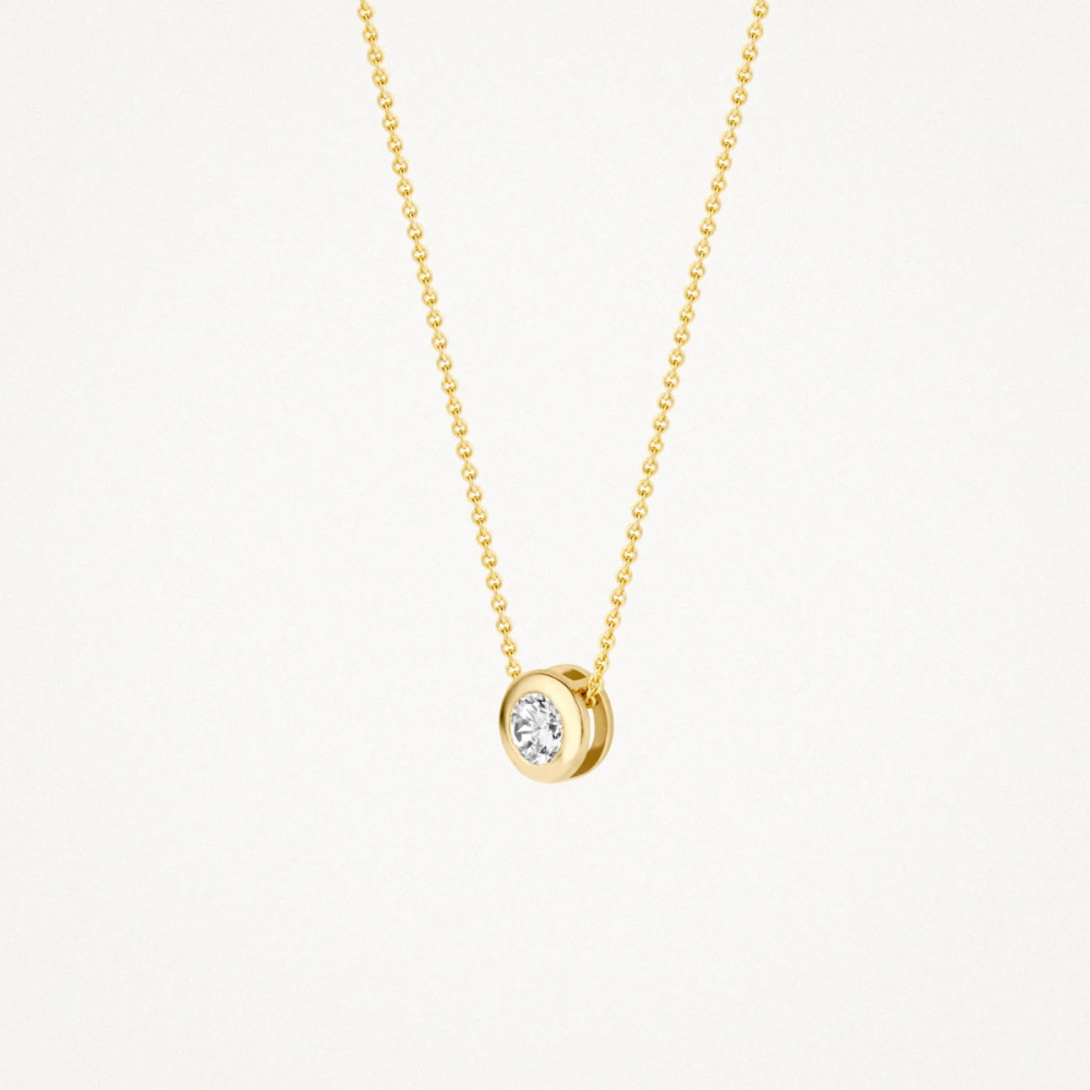 blush-3052yzi-ketting-met-hanger-14-karaat-goud-zirkonia-rond-4-8-mm-lengte-42-cm