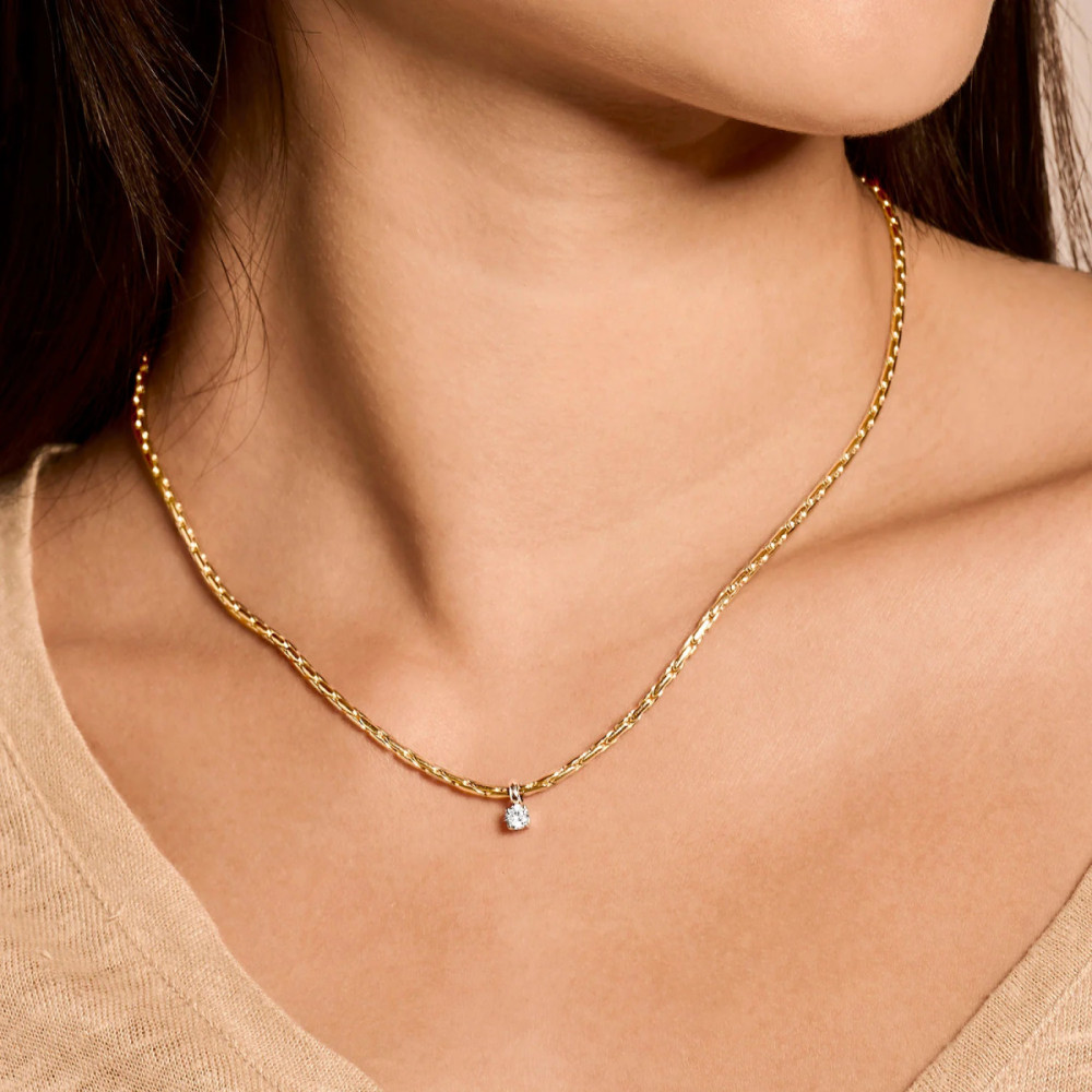 blush-3053bzi-ketting-met-hanger-bicolor-cardano-schakel-transparante-zirkonia-4-mm-lengte-42-cm