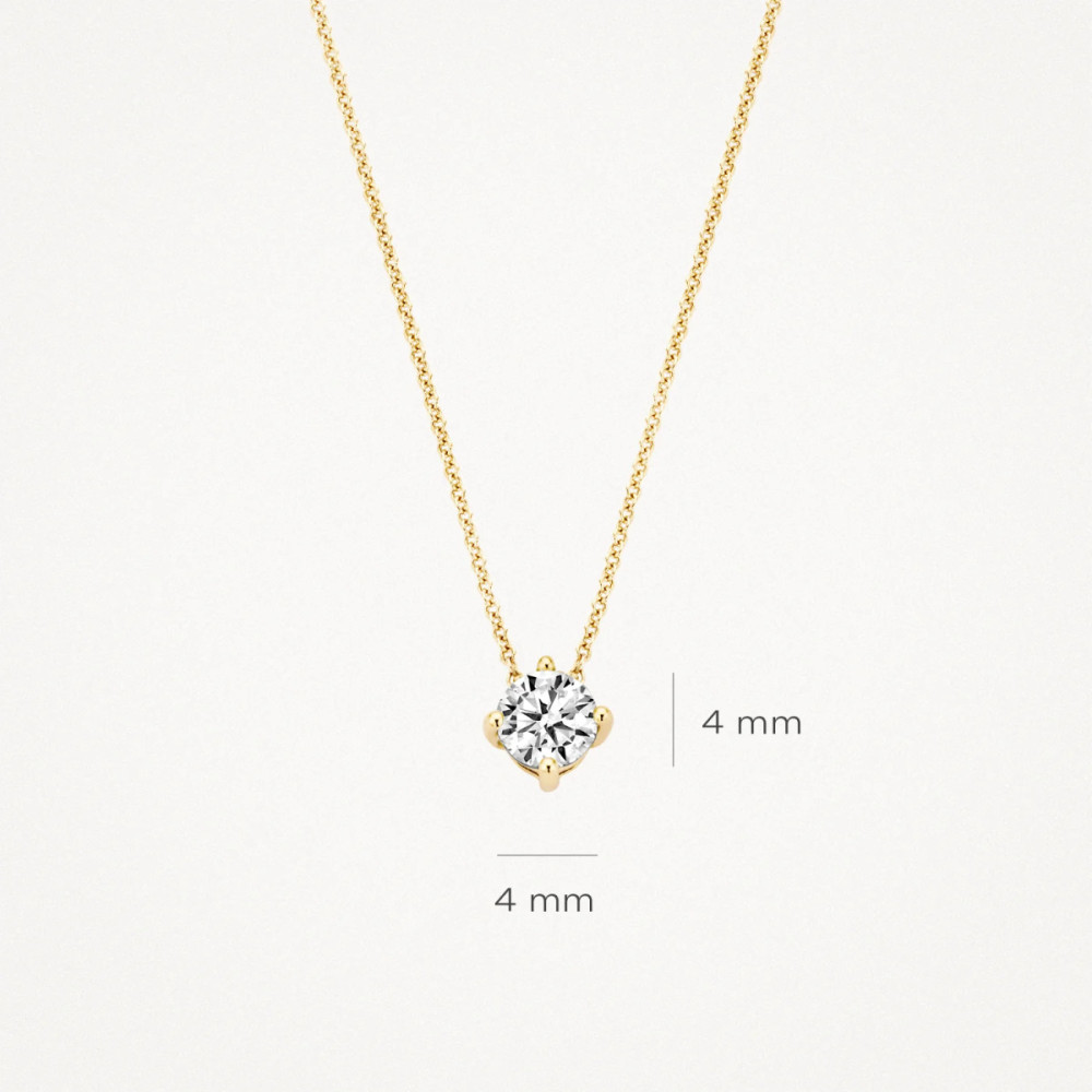 blush-3057yzi-ketting-met-hanger-goud-zirkonia-rond-4-mm-lengte-42-cm