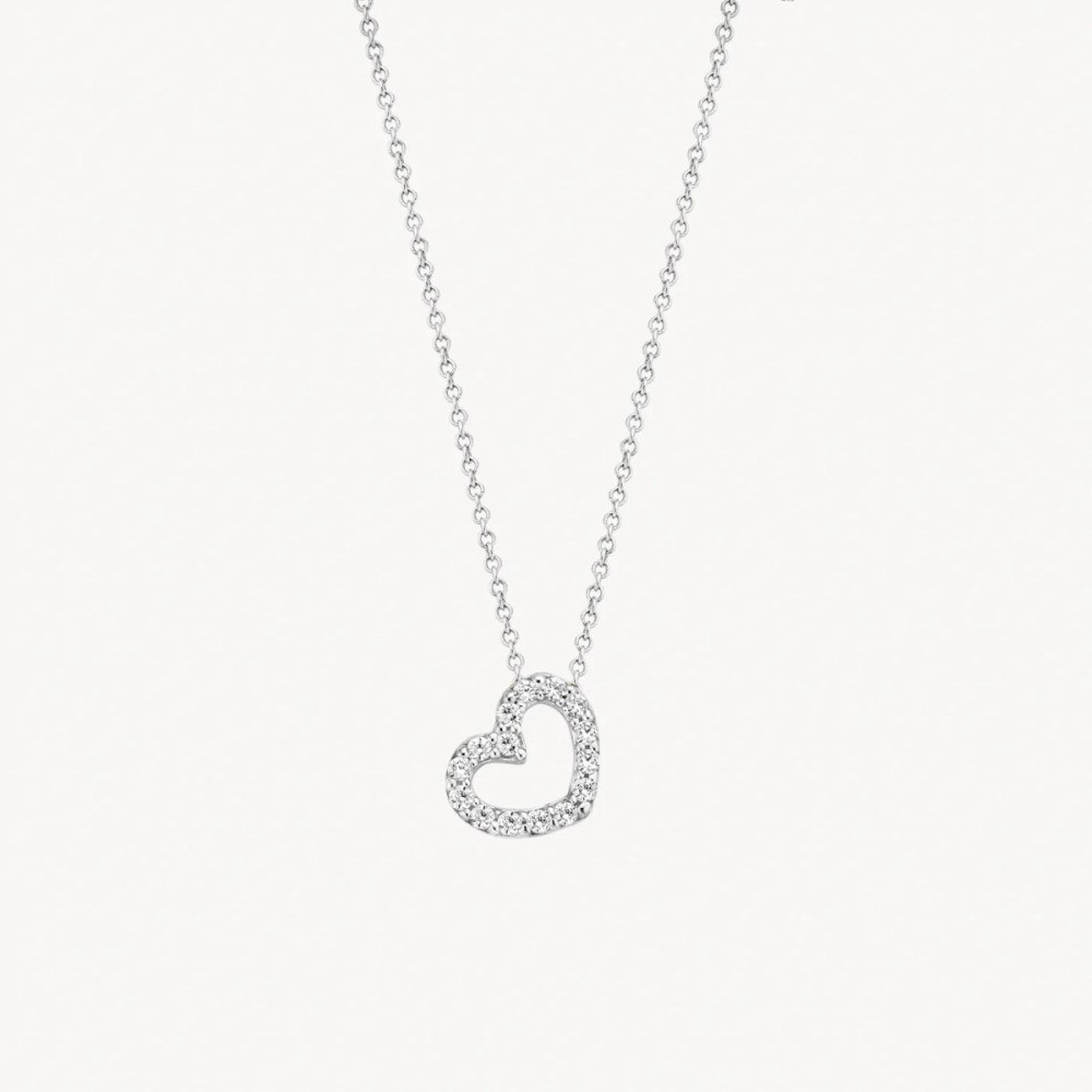 blush-3072wzi-ketting-witgoud-hart-zirkonia-hanger-6-5-mm-lengte-42-cm
