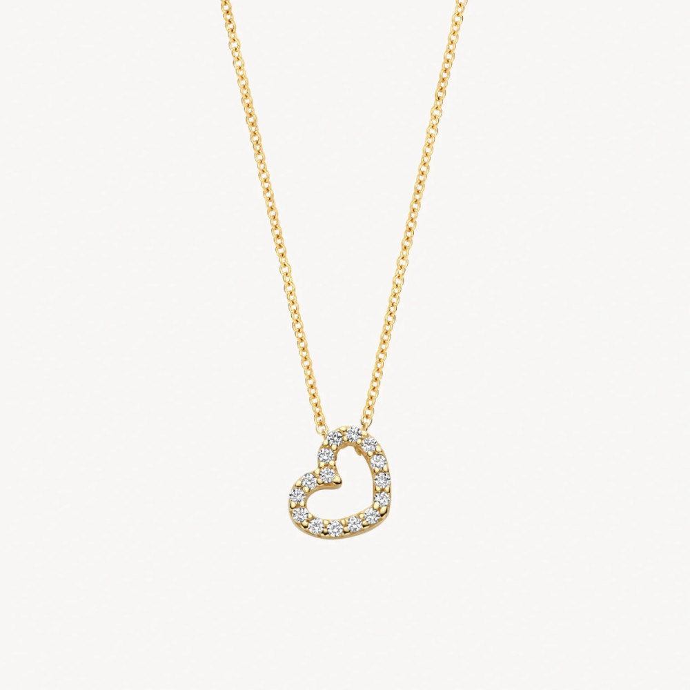blush-3072yzi-ketting-hanger-hart-zirkonia-goud-7-mm-breed-x-7-5-mm-hoog-lengte-42-cm