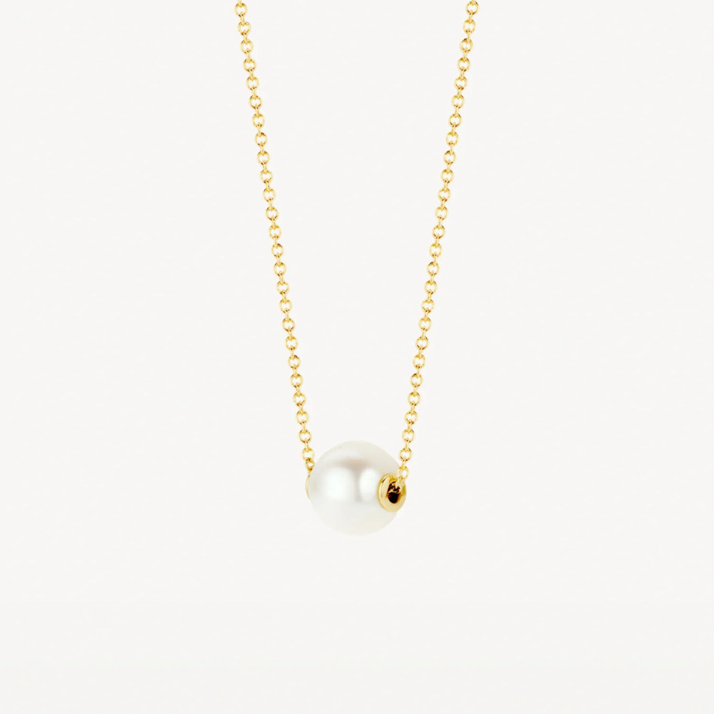 blush-3076ypw-parelketting-14k-goud-6-mm-lengte-42-cm