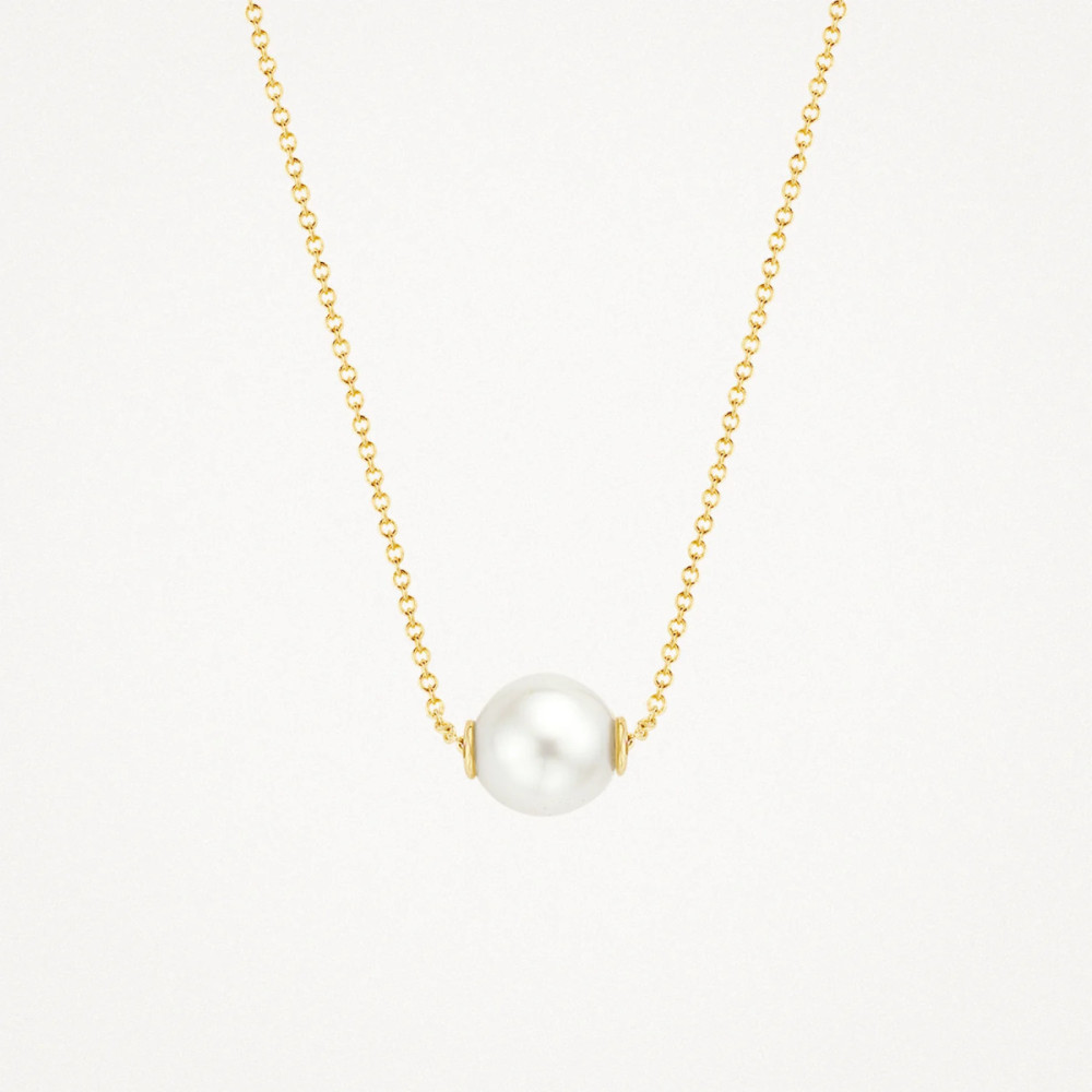 blush-3076ypw-parelketting-14k-goud-6-mm-lengte-42-cm