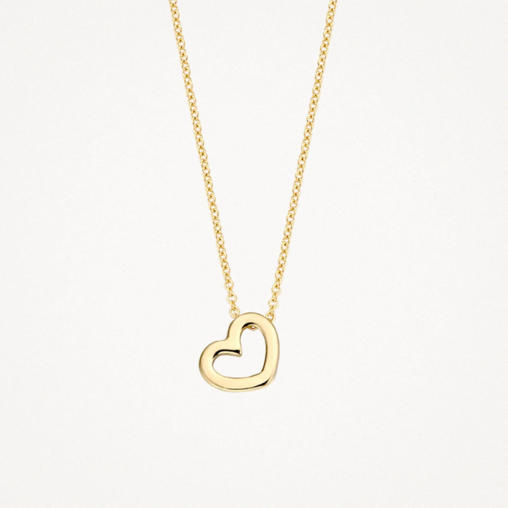 blush-3081ygo-ketting-14k-gouden-hart-hanger-8-mm-lengte-42-cm