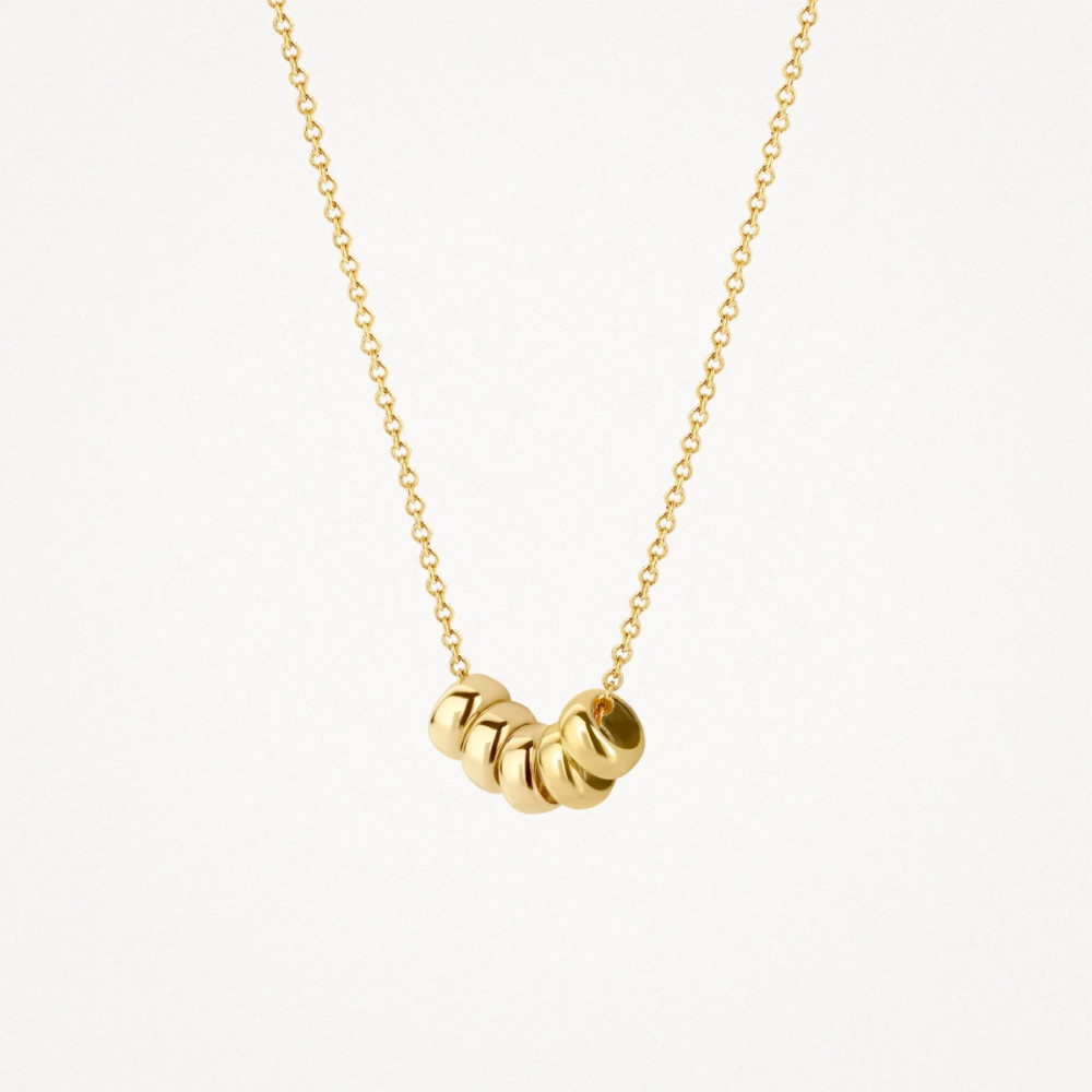 blush-3087ygo-ketting-met-bolletjes-goud-9-mm-breed-x-3-7-mm-hoog-lengte-42-cm