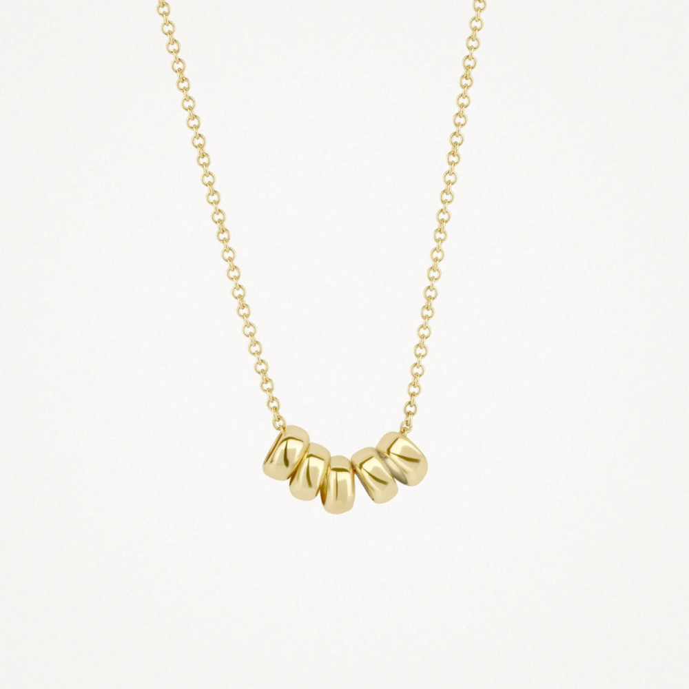 blush-3087ygo-ketting-met-bolletjes-goud-9-mm-breed-x-3-7-mm-hoog-lengte-42-cm