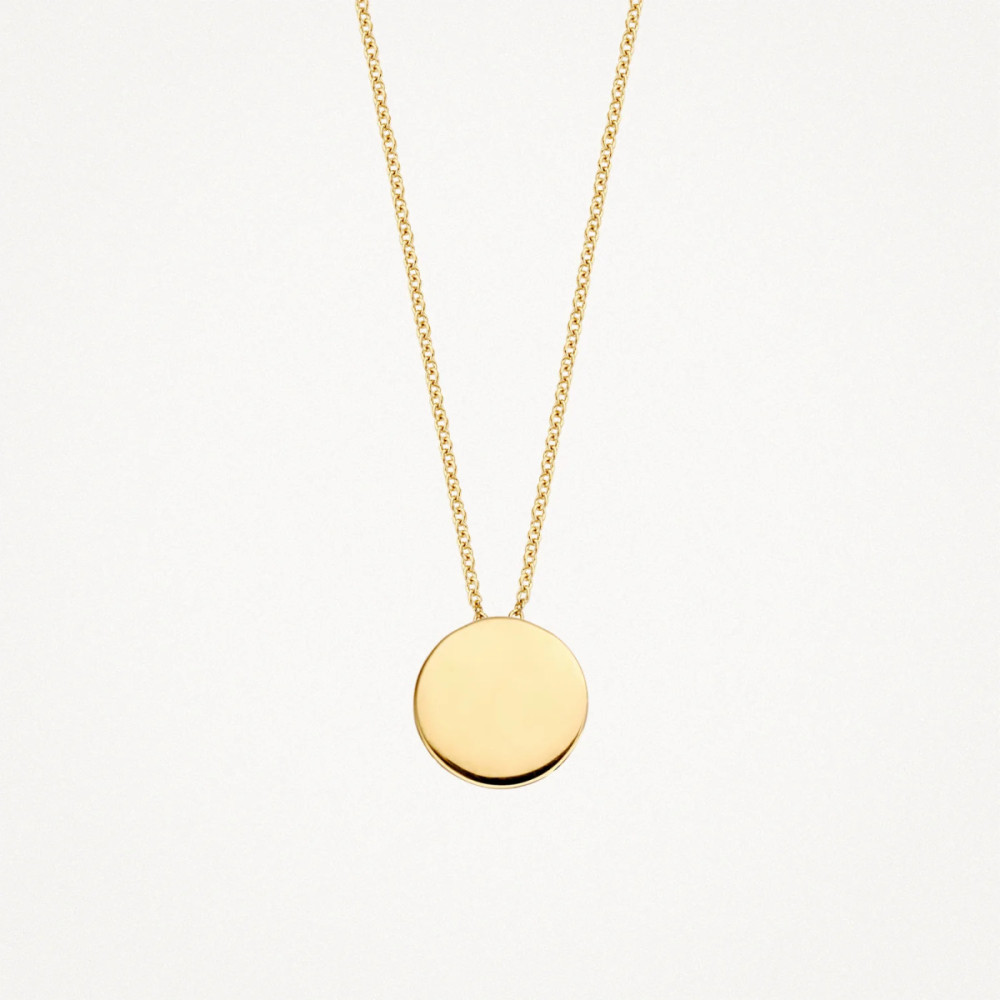 blush-3088ygo-ketting-14k-goud-ronde-hanger-8-mm-lengte-42-cm
