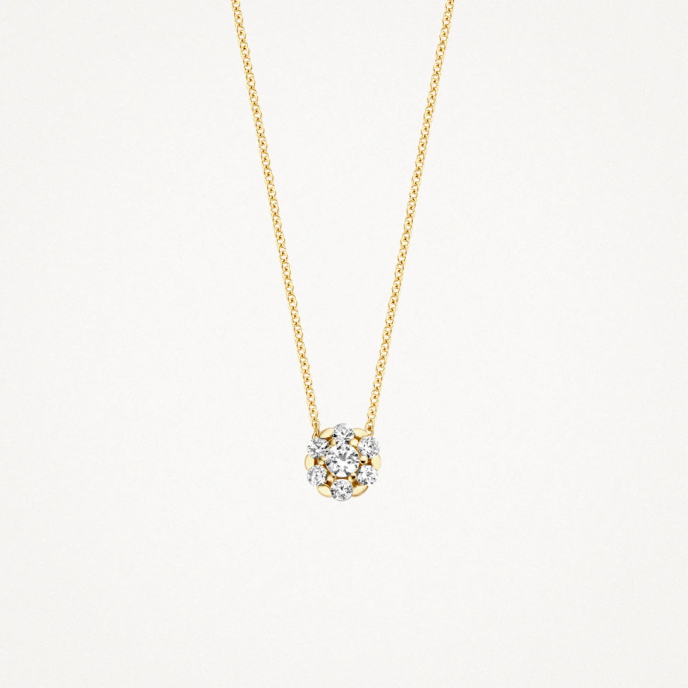 blush-3097yzi-gouden-ketting-met-hanger-ronde-zirkonia-5-2-mm-lengte-42-cm