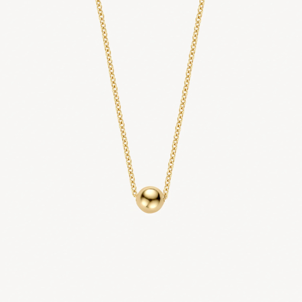 blush-3120ygo-ketting-met-hanger-bolletje-goud-4-mm-lengte-42-cm