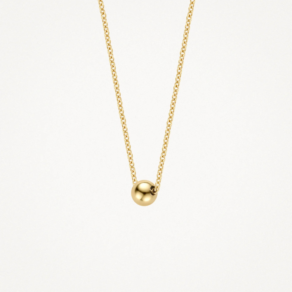 blush-3120ygo-ketting-met-hanger-bolletje-goud-4-mm-lengte-42-cm
