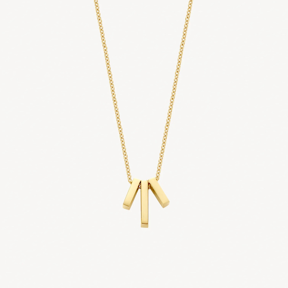 blush-3121ygo-ketting-met-hanger-drie-staafjes-goud-7-5-mm-hoog-lengte-42-cm