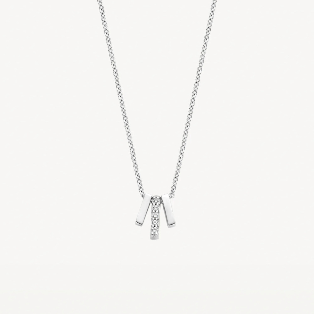 blush-3122wzi-witgouden-ketting-met-hanger-drie-staafjes-zirkonia-6-5-mm-lengte-42-cm