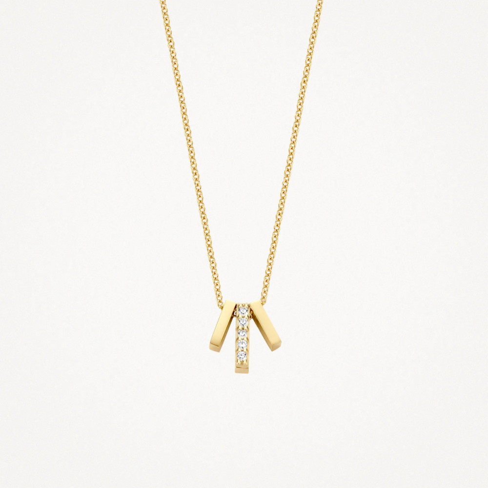 blush-3122yzi-ketting-met-hanger-goud-drie-staafjes-zirkonia-s-6-5-mm-hoog-lengte-42-cm
