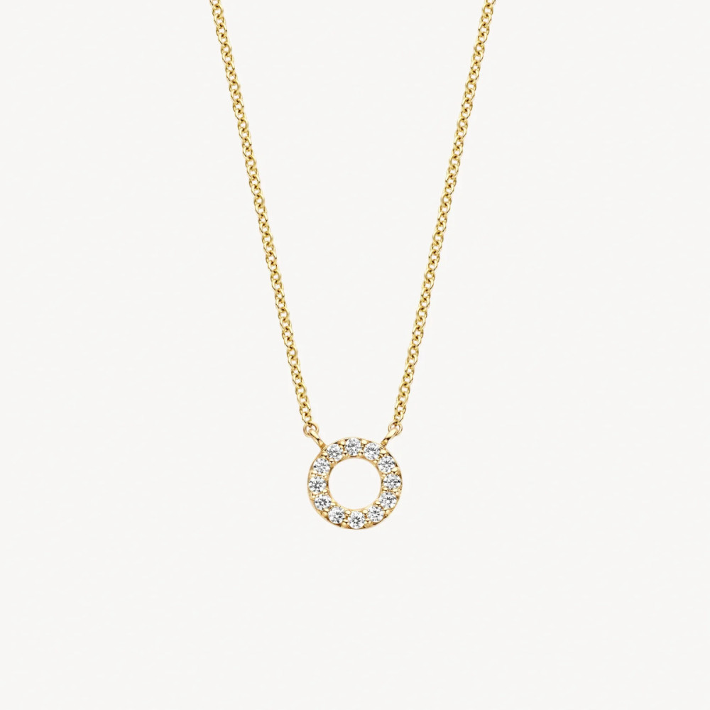 blush-3125yzi-ketting-met-hanger-goud-rondje-zirkonia-6-mm-lengte-42-cm