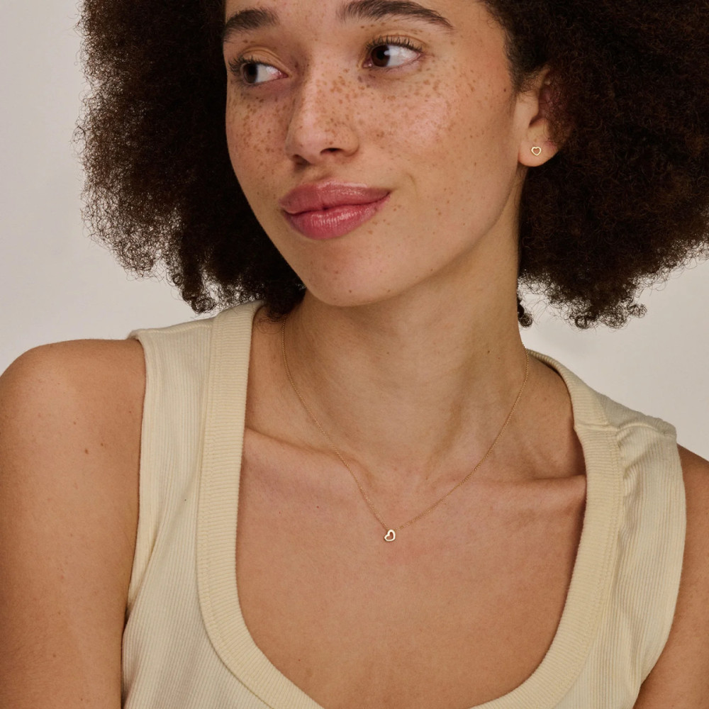 blush-3149ygo-ketting-14k-goud-hart-hanger-6-4-mm-breed-lengte-42-cm