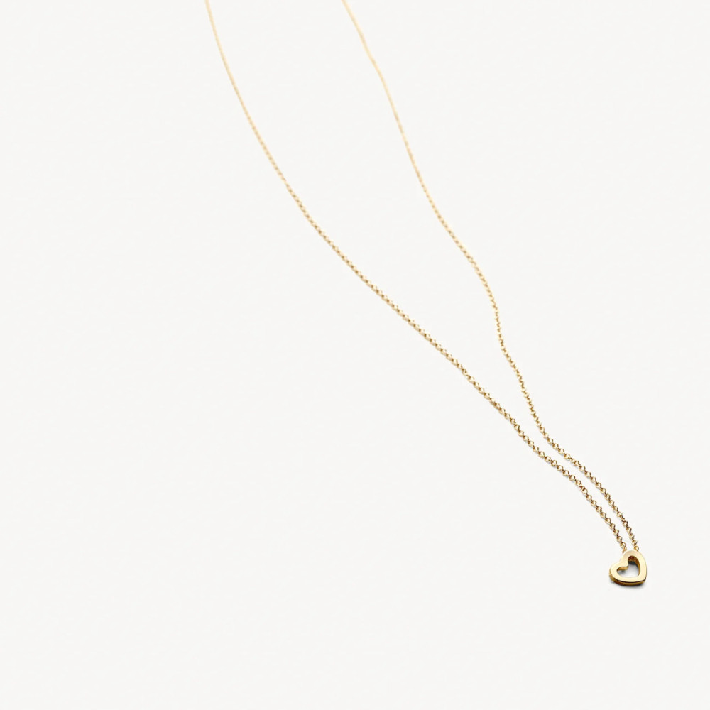 blush-3149ygo-ketting-14k-goud-hart-hanger-6-4-mm-breed-lengte-42-cm