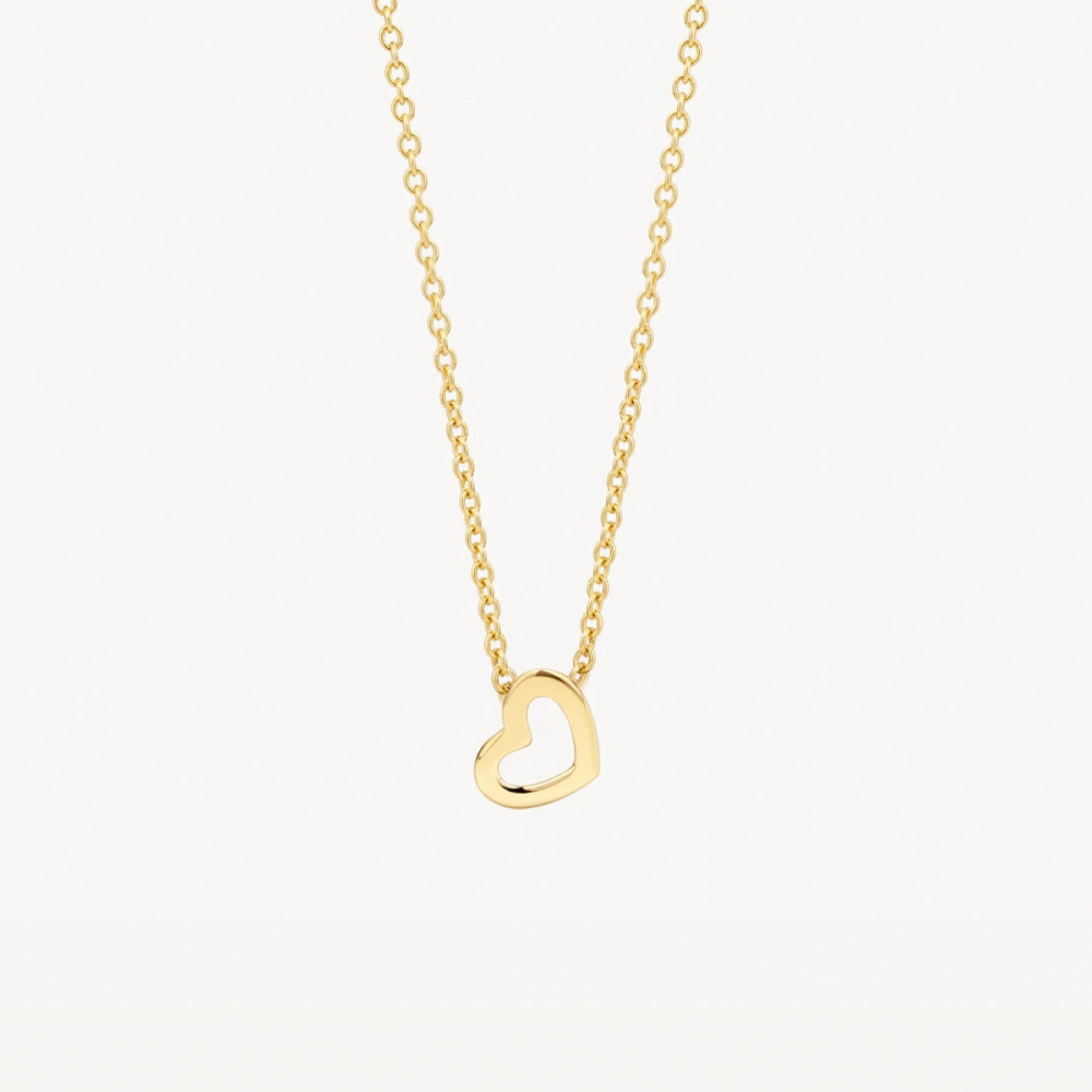 blush-3149ygo-ketting-14k-goud-hart-hanger-6-4-mm-breed-lengte-42-cm