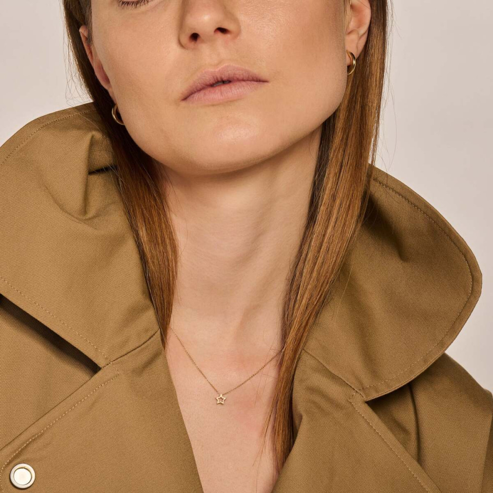 blush-3151ygo-ketting-14k-goud-ster-hanger-6-1-mm-breed-lengte-42-cm