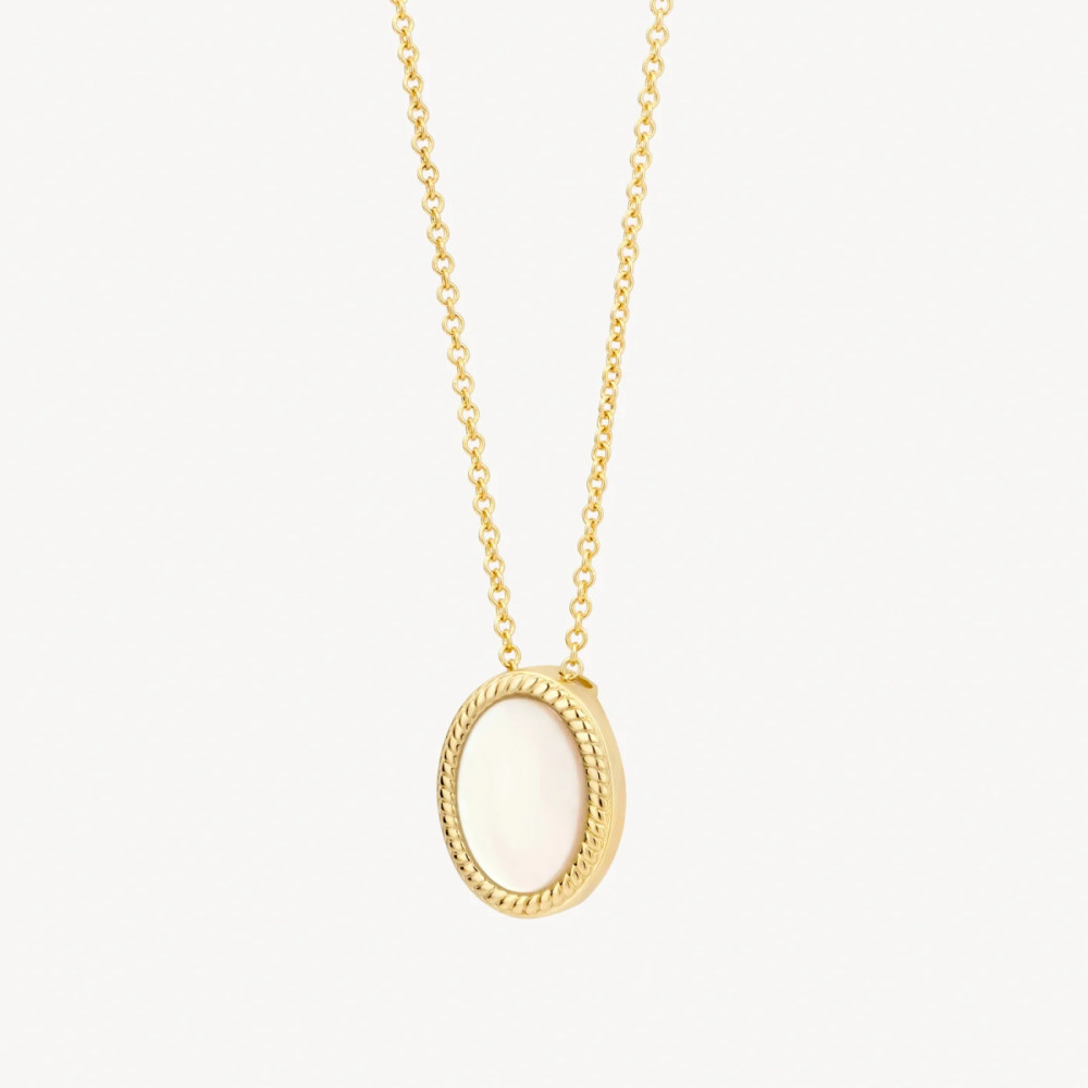 blush-3154ymp-ketting-14k-hanger-ovaal-parelmoer-8-4-mm-breed-x-10-5-mm-hoog-lengte-42-cm