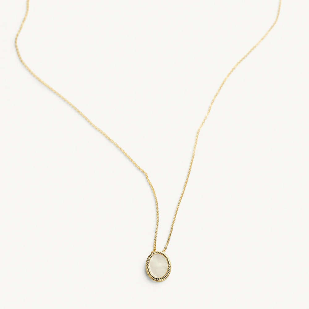 blush-3154ymp-ketting-14k-hanger-ovaal-parelmoer-8-4-mm-breed-x-10-5-mm-hoog-lengte-42-cm