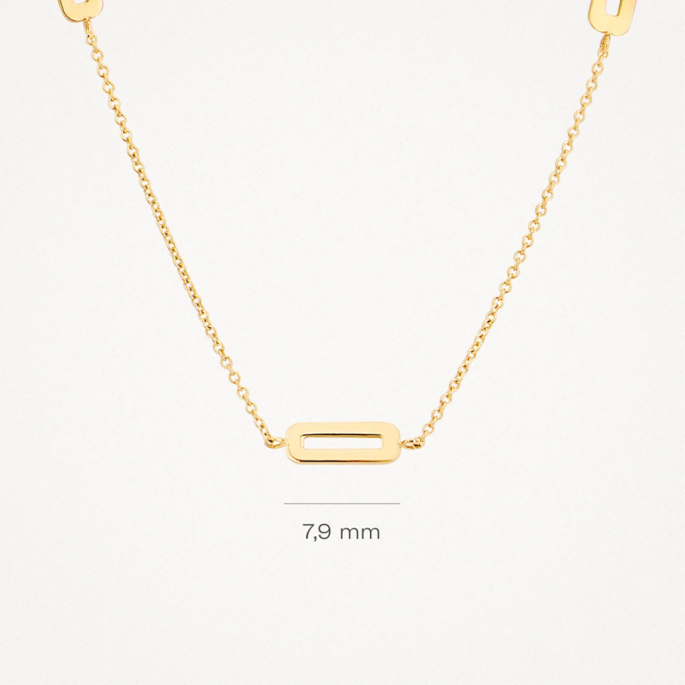 blush-3156ygo-ketting-14k-goud-rechthoekige-hanger-7-9-mm-lengte-42-cm