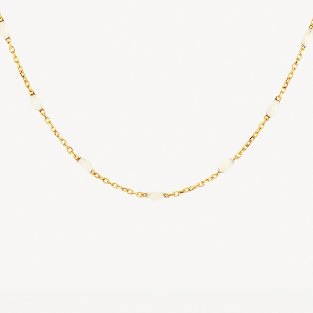 blush-3162yrm-ketting-goud-resin-stenen-wit-ovaal-2-75-x-1-5-mm-lengte-42-cm