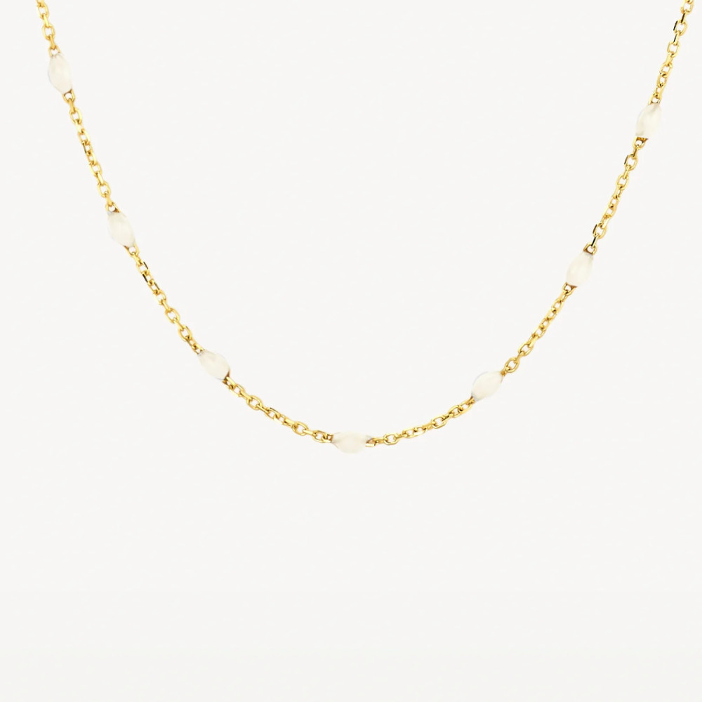 blush-3162yrm-ketting-goud-resin-stenen-wit-ovaal-2-75-x-1-5-mm-lengte-42-cm