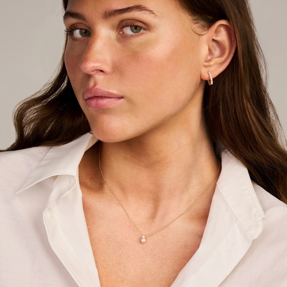 blush-3163ypw-ketting-gouden-hanger-parel-zirkonia-5-3-mm-x-7-9-mm-lengte-42-cm