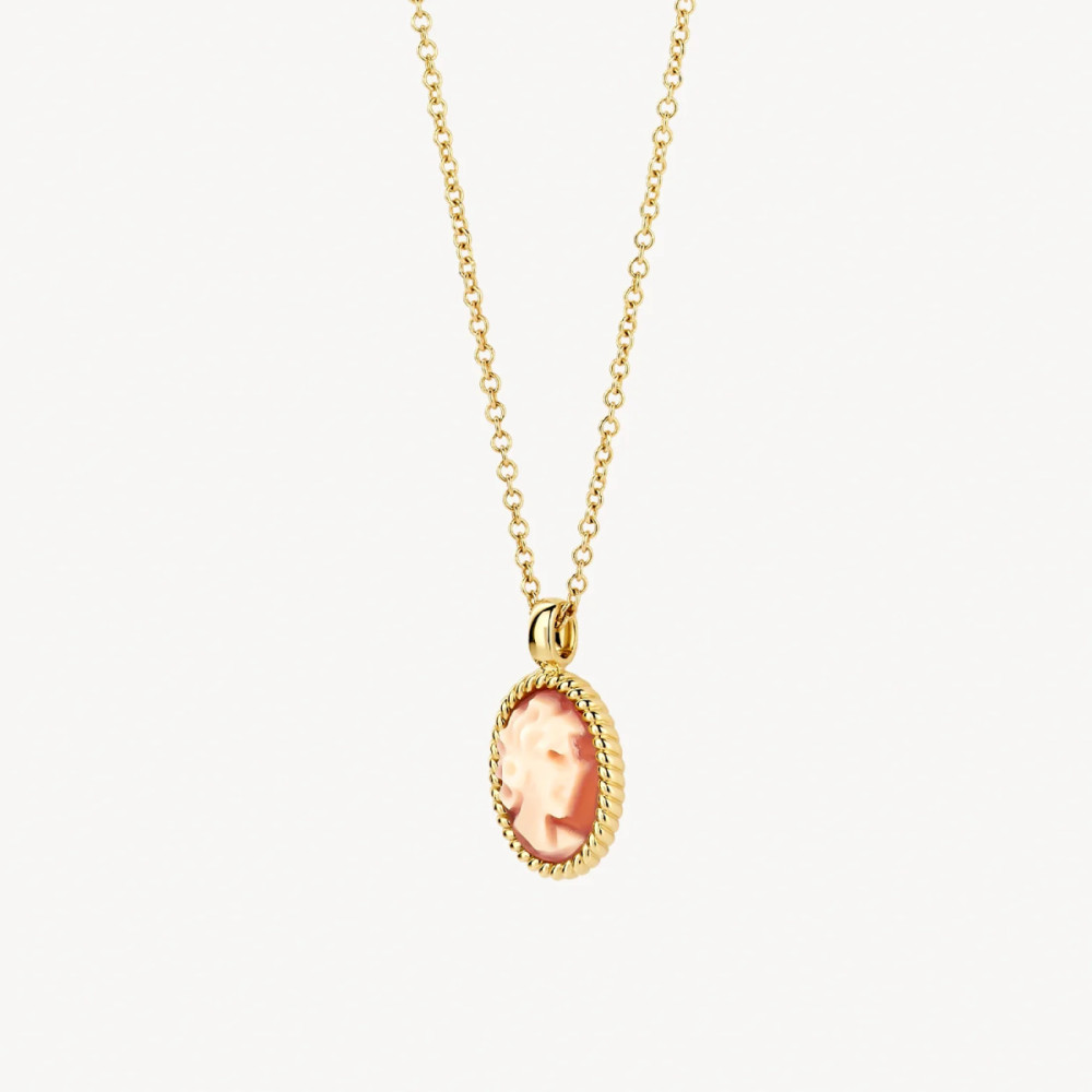 blush-3167yca-ketting-camee-hanger-goud-ovaal-7-mm-x-9-mm-lengte-42-cm