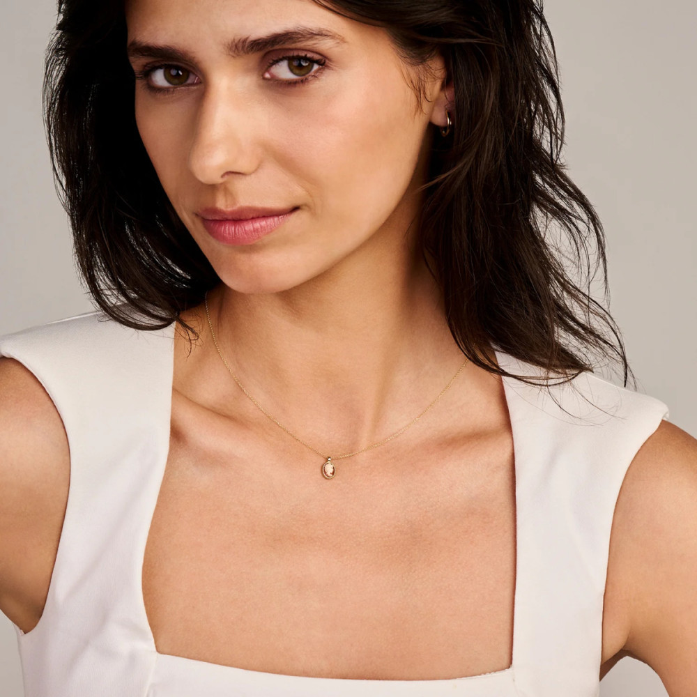 blush-3167yca-ketting-camee-hanger-goud-ovaal-7-mm-x-9-mm-lengte-42-cm