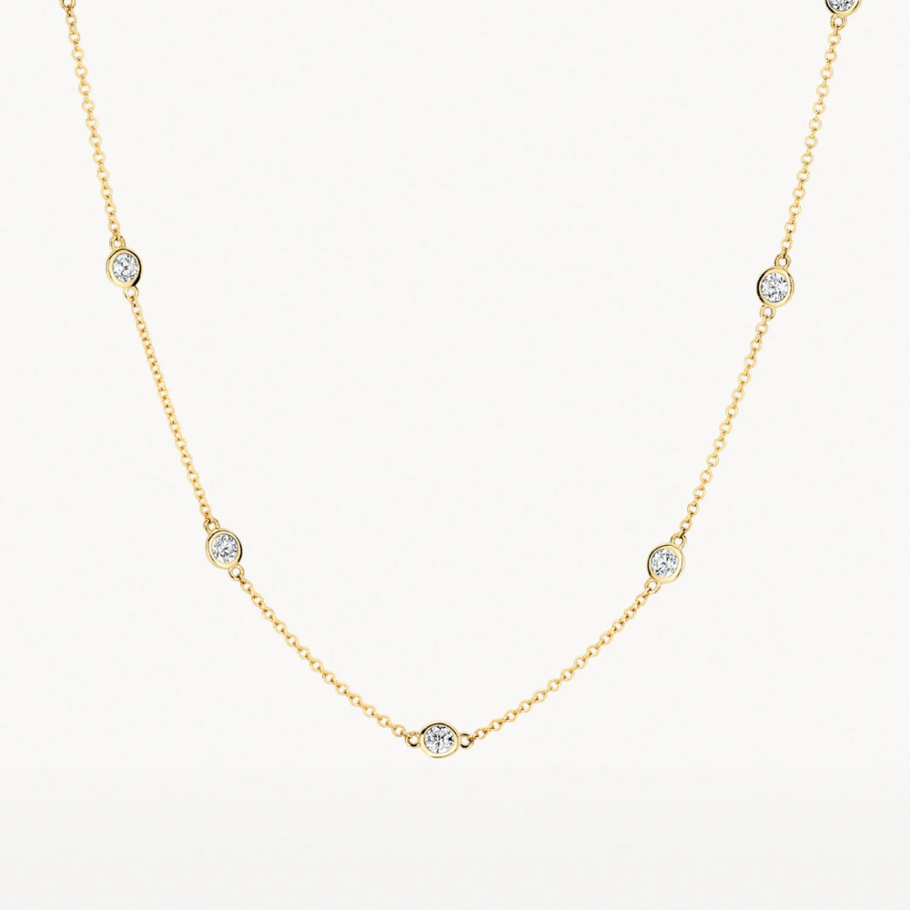 blush-3172yzi-gouden-ketting-met-hanger-zirkonia-rond-0-9-mm-lengte-42-cm