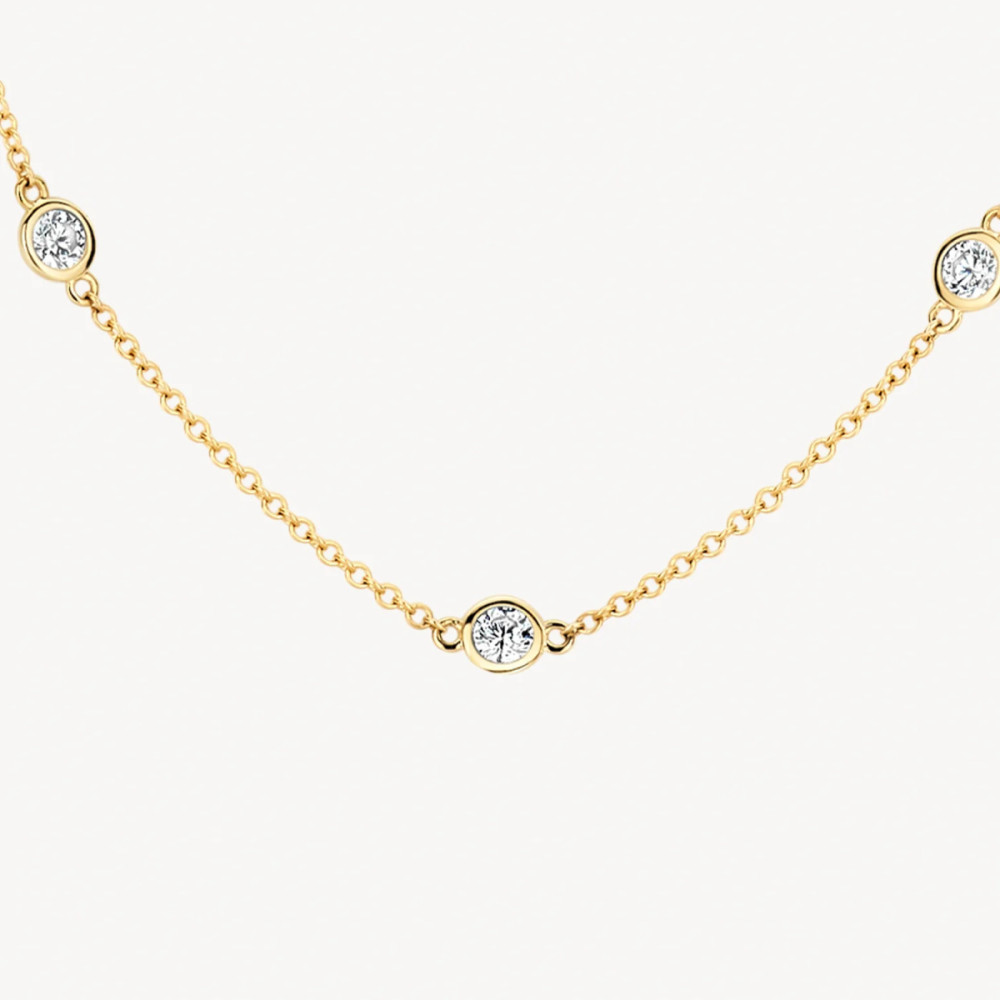 blush-3172yzi-gouden-ketting-met-hanger-zirkonia-rond-0-9-mm-lengte-42-cm