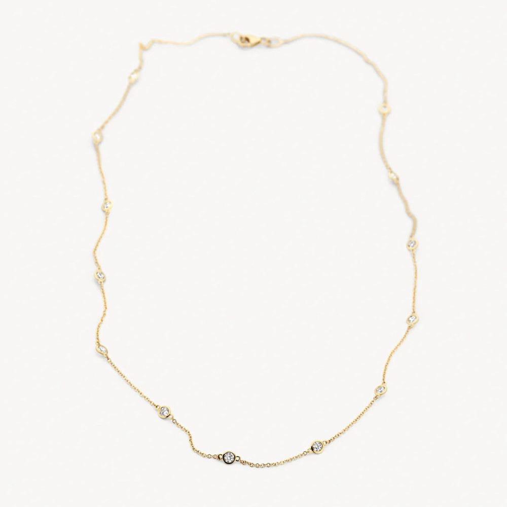 blush-3172yzi-gouden-ketting-met-hanger-zirkonia-rond-0-9-mm-lengte-42-cm
