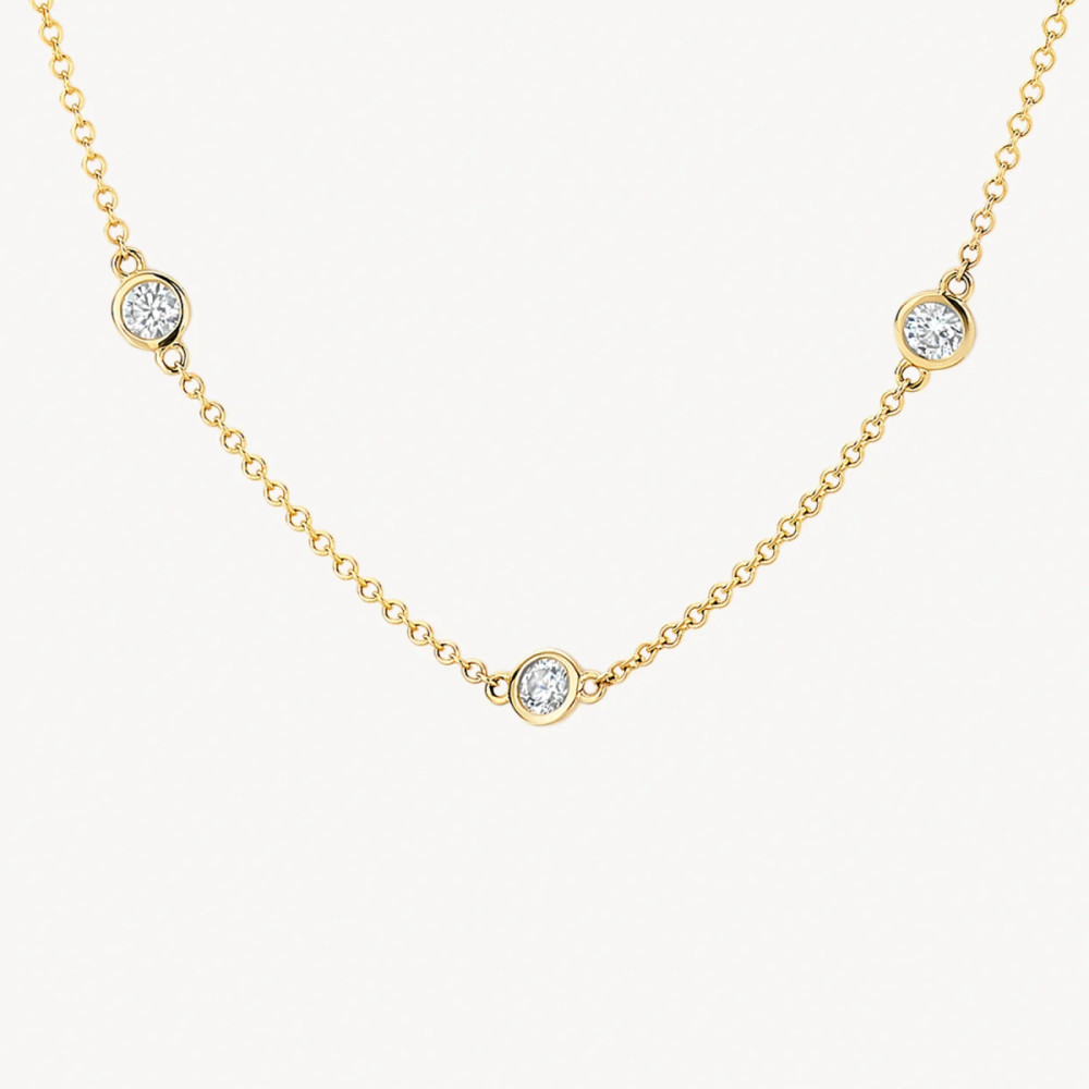 blush-3172yzi-gouden-ketting-met-hanger-zirkonia-rond-0-9-mm-lengte-42-cm
