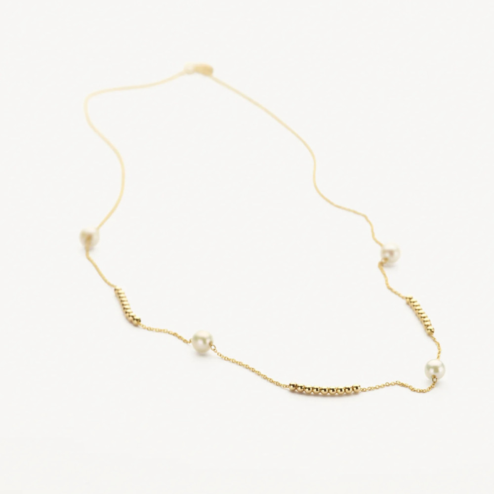 blush-3183ypw-ankerketting-goud-parels-4-2-mm-bolletjes-1-8-mm-lengte-42-cm