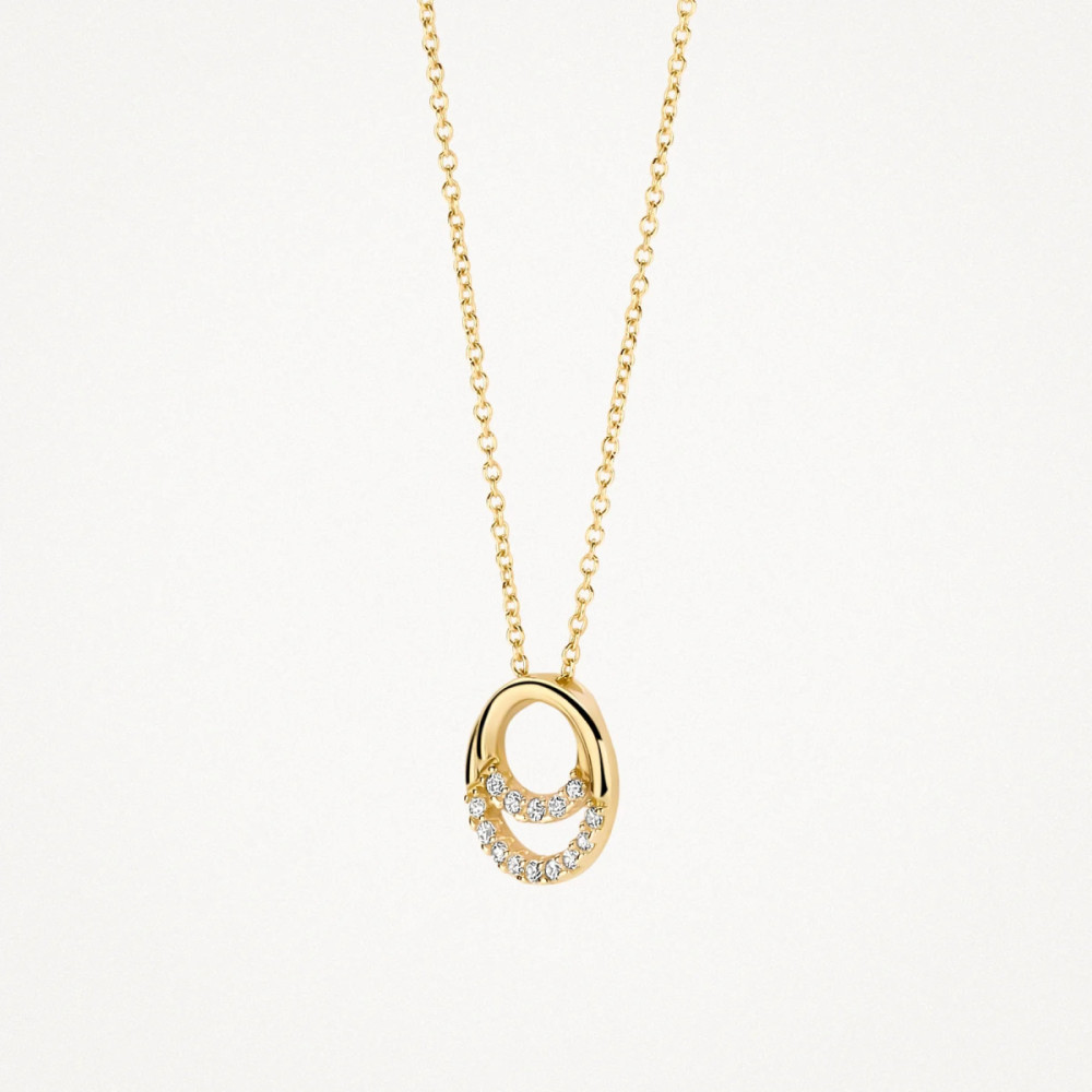 blush-3193yzi-ketting-14k-goud-dubbele-ronde-zirkonia-hanger-9-mm-diameter-lengte-42-cm