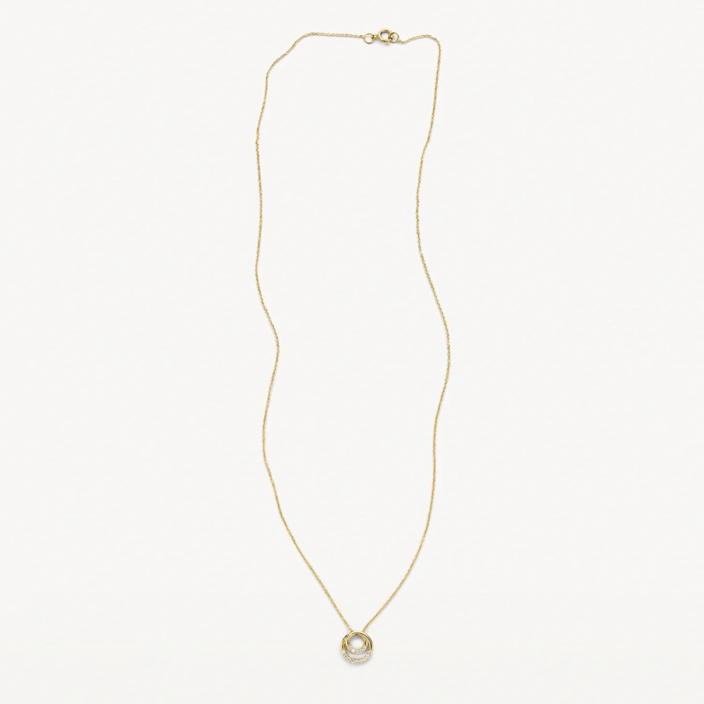 blush-3193yzi-ketting-14k-goud-dubbele-ronde-zirkonia-hanger-9-mm-diameter-lengte-42-cm