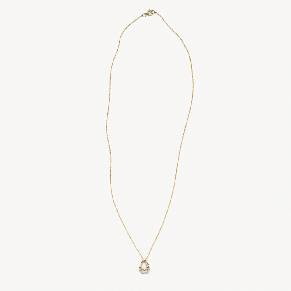 blush-3195yzi-ketting-14-karaat-goud-zirkonia-druppel-hanger-6-9-mm-x-10-mm-lengte-42-cm