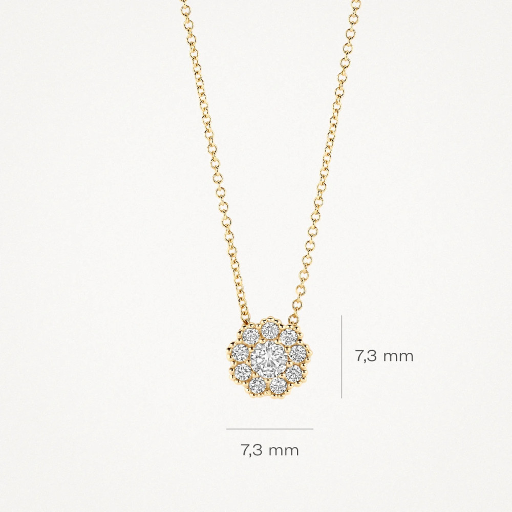 blush-3196yzi-ketting-14-karaat-goud-zirkonia-bloem-7-3-mm-diameter-lengte-42-cm