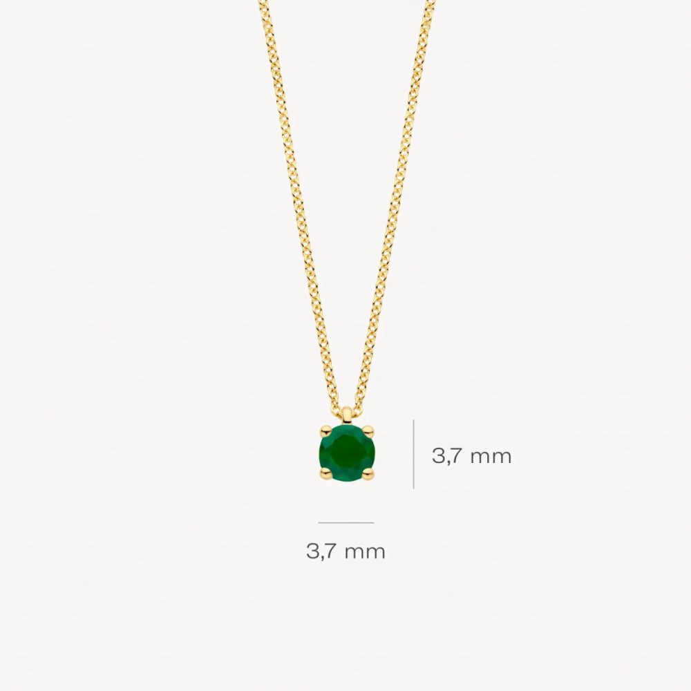blush-3200yem-ketting-14-karaat-smaragd-hanger-rond-groen-3-7-mm-lengte-42-cm