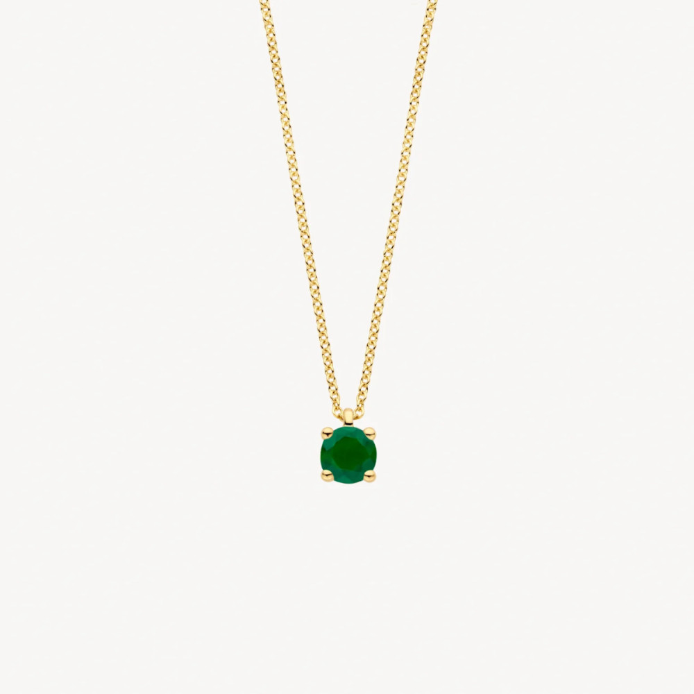 blush-3200yem-ketting-14-karaat-smaragd-hanger-rond-groen-3-7-mm-lengte-42-cm