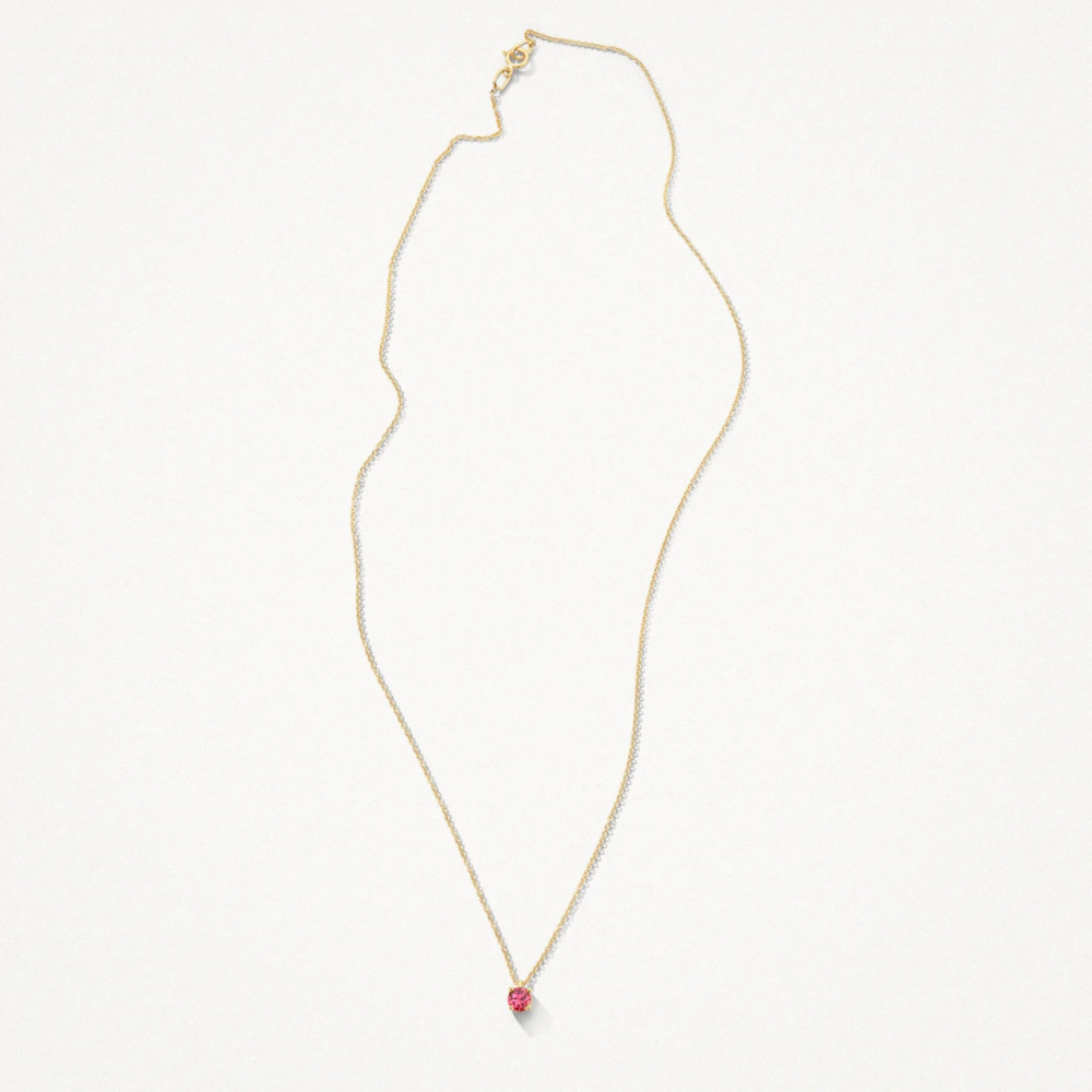 blush-3200ypt-ketting-14-karaat-goud-ronde-roze-toermalijn-3-7-mm-lengte-42-cm