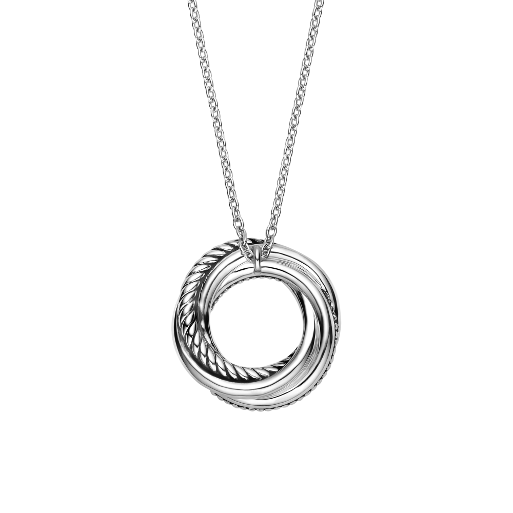 ti-sento-milano-34054zi-42-zilveren-collier-met-gedraaide-structuur-lengte-38-48-cm