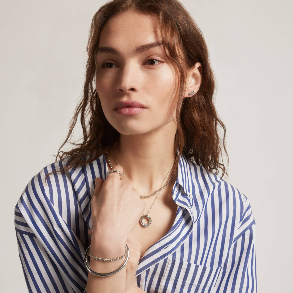 ti-sento-milano-34054zi-42-zilveren-collier-met-gedraaide-structuur-lengte-38-48-cm
